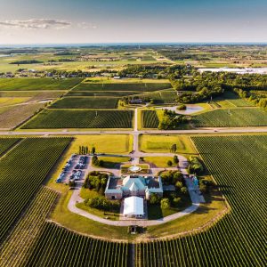 Chateau des Charmes Winery Aerial