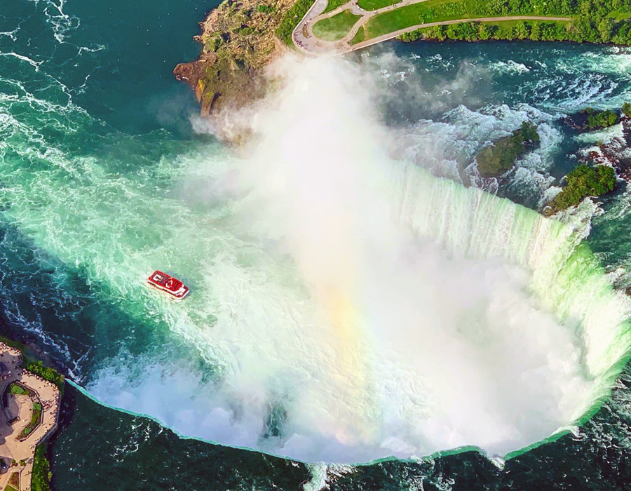 Niagara Falls Boat Tour - Aerial