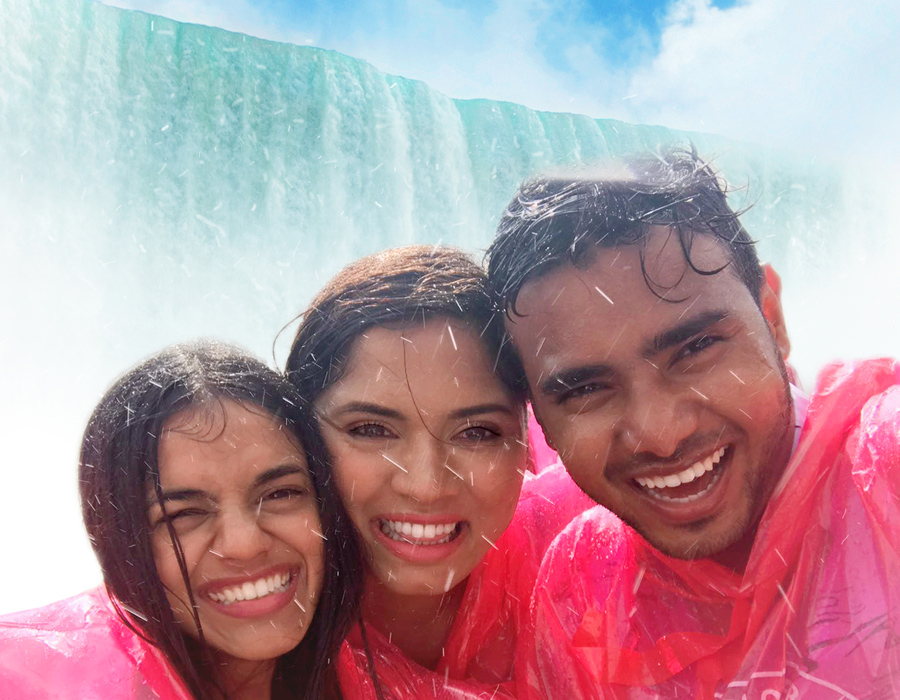 Smiles on Niagara Falls Boat Tour